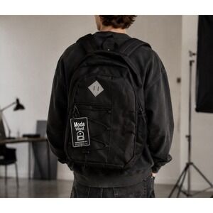 MODA WEST BACKPACK - Black - Large Lightweight New With Tags